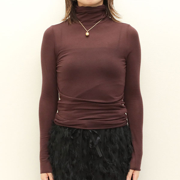 美品 DRAWER FALL ウールタートルネックカットソー 美品 DRAWER FALL ウールタートルネックカットソー